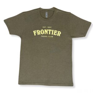 Frontier-Travel-Club-Next-Level-Short-Sleeve-T-Shirt-Army-Green-Yellow