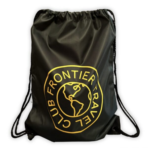 Frontier-Travel-Club-Drawstring-Sportpack-Hunter-Green-Yellow